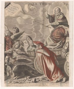 Triumphzug Christi mit Figuren aus dem Alten und Neuen Testament (fünfter Teil)