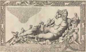 Der Flussgott Nil von Nicolaus Beatrizet