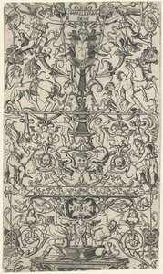 Fragment eines Ornament-Paneels mit Mars von Nicoletto da Modena