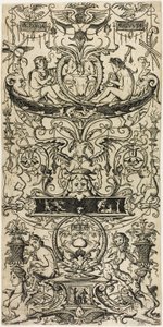 Ornamenttafel: Victoria Augusta von Nicoletto da Modena