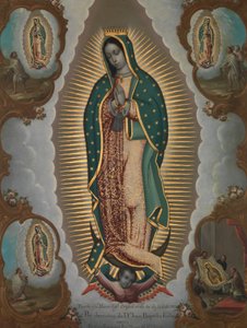 Die Jungfrau von Guadalupe mit den vier Erscheinungen, 1773