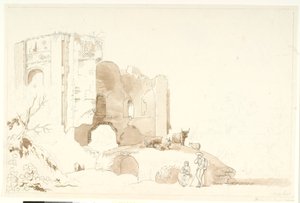 Ruinen des Dianatempels, Baja von Niels Gundersen Lund