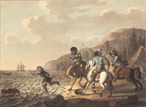 Tordenskjold entkommt den schwedischen Dragonern