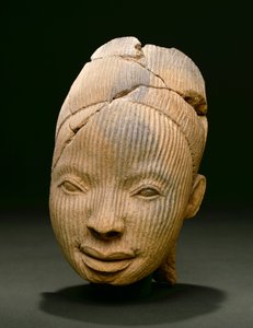 Kopf einer Figur, Owo (Terrakotta)