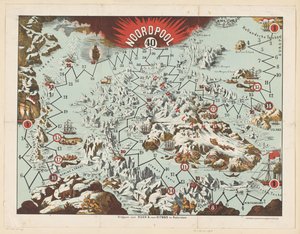 Spielregeln für das Brettspiel: Nordpol
Erklärung / des Gesellschaftsspiels / Die Reise zum Nordpol