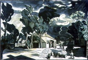 Landschaft mit Sturm von Nikifor Stepanovich Krylov