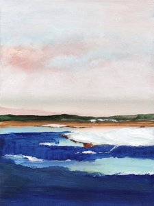 Blauer Ozeanhorizont