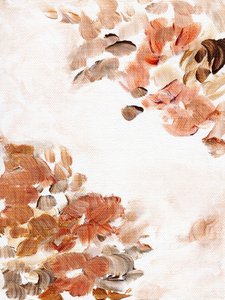 Erdige abstrakte Blüten von Nikita Jariwala