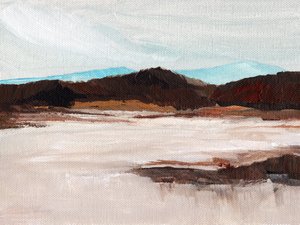Gedämpfte Berglandschaft von Nikita Jariwala