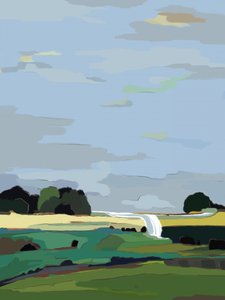 Gelassene Landschaft
