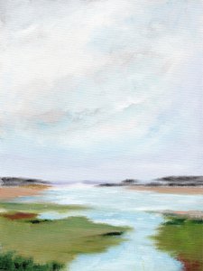 Gelassene Marschlandschaft