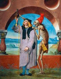 Tod mit Doktor, (Detail) von Niklaus Manuel