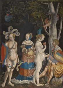Das Urteil des Paris, 1517-18 von Niklaus Manuel