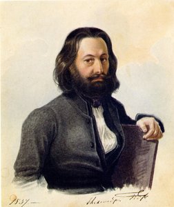 Porträt des Dekabristen Alexander V. Podzhio 1798-1873, 1837