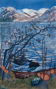 Vogel auf Stein
