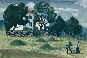 Heimkehr von der Arbeit von Nikolai Astrup