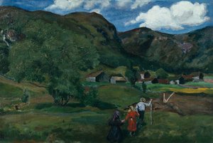 Spielende Kinder von Nikolai Astrup