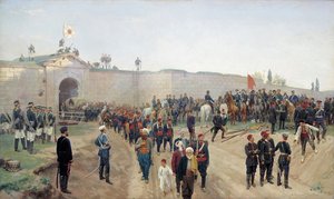 Türkische Kapitulation bei Nikopol am 4. Juni 1877, 1883