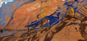 Befehle des Lehrers, 1927 von Nikolai Konstantinowitsch Roerich