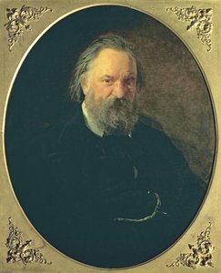 Porträt von Aleksandr Ivanovich Herzen (1812-70), 1867 von Nikolai Nikolajevitch Gay