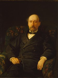 Porträt des Dichters Nikolay Nekrasov 1821-1877, 1872