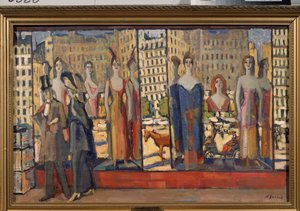 Pariser Schaufenster von Nikolai Pavlovich Ulyanov