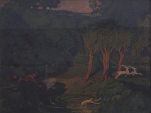 Pan und Nymphe Syrinx von Nikolai Pavlovich Ulyanov