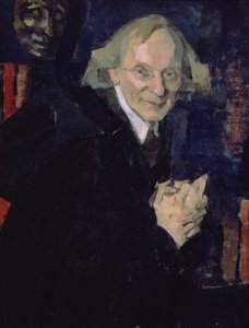Porträt des Dichters Wjatscheslaw Iwanowitsch Iwanow (1866-1949) ca. 1920 von Nikolai Pavlovich Ulyanov