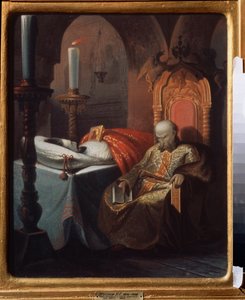 Iwan der Schreckliche und sein Sohn Iwan am Freitag, den 16. November von Nikolai Semenovich Shustov