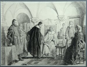 Maria Ivanovna Khlopova, die Braut des Zaren Michail Fyodorovich, 1884
