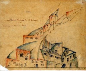 Projekt des Kollektivhauses, 1920