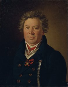 Porträt des Architekten Fjodor Kirillowitsch Sokolow von Nikolay Ivanovich Argunov