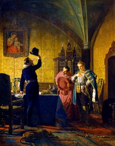 Falscher Dmitri leistet König Sigismund III. Wasa den Treueeid, 1874