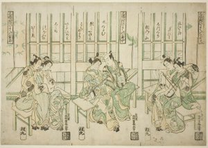 Set von Drei, Liebesvögel in Drei Arten von Musik (Sampukutsui hiyoku no san kyoku)