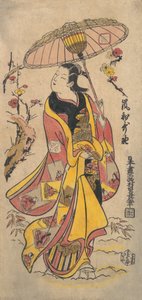 Der Schauspieler Arashi Wakano, ca. 1738