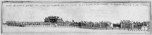Montagu House, ca. 1700 (Feder und Tinte) von Noel Gasselin
