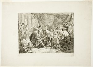 Antiochus, nach seinem Tod, diktierte sein Testament
