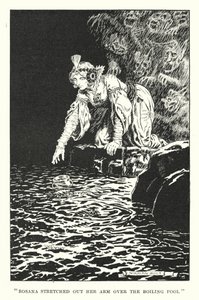 Rosana streckte ihren Arm über den kochenden Pool aus