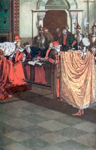 Othello, "Sie liebte mich für die Gefahren, die ich bestanden hatte". Othello – Akt I, Szene 3 von Norman Mills (after) Price