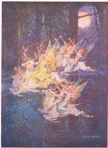 Die Feenliebe: Durch den Wald schimmerte der Mond, dort sah ich die Feen voranschreiten