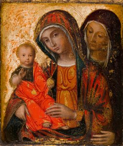 Jungfrau Maria, Christus und Heilige Anna, ca. 1500-1600 von Northern Italian School