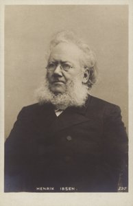 Henrik Ibsen (1828-1906), norwegischer Dramatiker von Norwegian Photographer