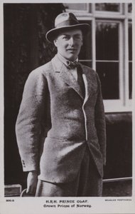 Prinz Olaf, Kronprinz von Norwegen, später König Olav V. von Norwegian Photographer
