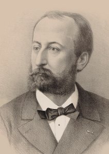 Porträt des Komponisten Camille Saint-Saëns 1835-1921, 1879 von Octave Edouard Jean Jahyer