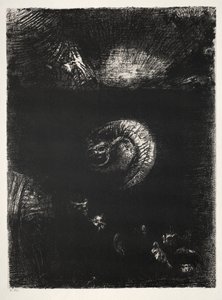 Und alle Arten von furchterregenden Kreaturen erheben sich von Odilon Redon