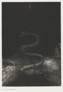 Und er band ihn tausend Jahre von Odilon Redon