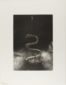 Und band ihn tausend Jahre, Platte 8 von 12 von Odilon Redon