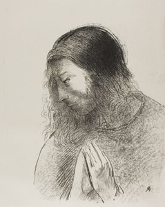 Und ich, Johannes, sah diese Dinge und hörte sie, Platte 12 von 12 von Odilon Redon