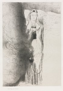 Und der Engel nahm das Räuchergefäß von Odilon Redon