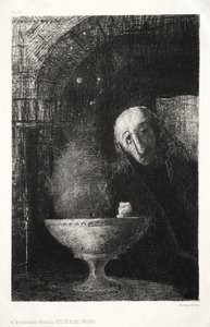 Und der Suchende war in einer unendlichen Suche beschäftigt von Odilon Redon